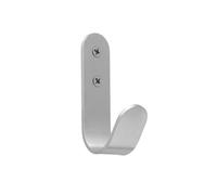 EVI Herrajes | Hook Towel Holder | Stainless Steel Wall Hook | Screw-Mount | for Hanging Clothes, Towels, or Accessories | Mod. 173CTAM