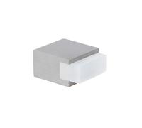 EVI Herrajes | Square Shape and Low Design | Adhesive Door Stop | 20x20mm | 14mm in Height | Stainless Steel | Door Protector | 040191720X14BAM