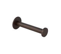 EVI Herrajes | Toilet Paper Holder | Self-Adhesive or Screw-Mount | Rustic Brass | Mod. 050PR1DUALLRU
