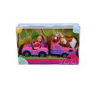 Evi In Jeep With Horse Trailer Simba Genuine Quality Best Top