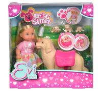 Simba 105733072 "Evi Love - Dog Sitter Doll Set