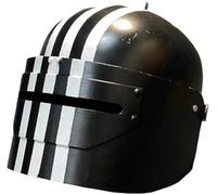 EVI Replica Russian Surrta Escape from Tarkov Killa Helmet, Wearable Helmet for Adult Medieval Costumes, Helmet with Steel Vizor Costume, Medieval Costume Wearable Adult helmet for halloween, cosplay