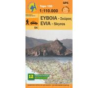 Evia - Skyros (Greece), 1:110k Road and Hiking map, Anavasi