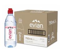 EVIAN Evian Natural Mineral Water Sports Cap 75cl (PACK OF 12)
