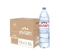 evian Mineral Water 1.5L, (Pack of 12)