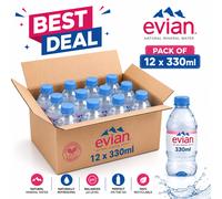 Evian Natural Mineral Still Water 330ml (Pack of 12)