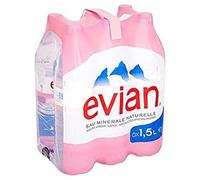 Evian Natural Mineral Water 6 X 1.5 Litre
