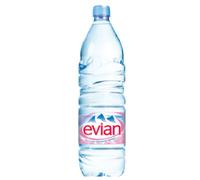 Evian Natural Spring Water – 1.5 Litre Pack of 12
