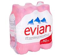 Evian Natural Still Mineral Water (6x500ml) - Pack of 2