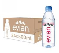 Evian Prestige Mineral Water 24 Bottles 500 ml