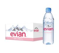 Evian Prestige Mineral Water 24 Bottles 500 ml Pack of 2 Total 48 Bottles