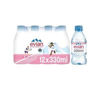 Evian Still Mineral Water 330 ml (Pack of 12) opd goods