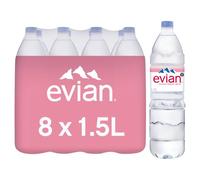 Evian Still Natural Mineral Water (Pack Of 8 x 1.5L)