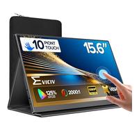 EVICIV Portable Monitor Touch Screen 15.6