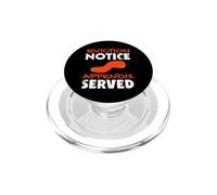 Eviction Notice Appendix Served Funny Appendectomy Surgery PopSockets PopGrip for MagSafe