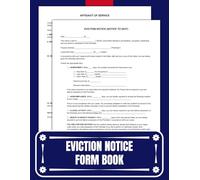 Eviction Notice Forms Book: "Notice to Quit" A Landlord issues forms to a Tenant.