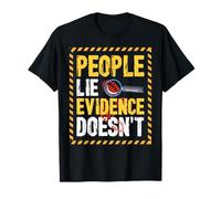 Evidence Doesn't Lie Forensic Scientist Vintage Inspector T-Shirt