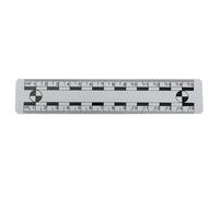 Evidence Magnetic PVC Scales(15cm), Evidential Photography Rulers, Crime Scene Forensic Supply, 5pcs/Pack(White)