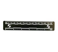 Evidence Magnetic PVC Scales(6"/15cm), Evidential Photography Rulers, Crime Scene Forensic Supply, 5pcs/pack (Black)