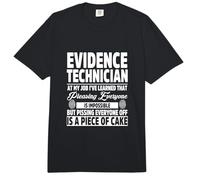 Evidence Technician Apparel | Funny Cute Techs Design Comfort Colors Adult Heavyweight T-Shirt