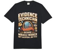 Evidence Technician Forensic Scientist Crime Lab Comfort Colors Adult Heavyweight T-Shirt