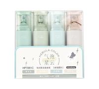 Evidenziatori Glitterati - Pennarelli Scintillanti Per Scrivere Senza, 4 Evidenziatori Pastello | Pennarelli Scintillanti Per Scrivere a Prova Di Sbavature E Appunti Sul Diario