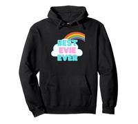Evie - Best Evie Ever - Rainbow Cute Girl Evie Pullover Hoodie