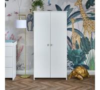 Obaby Evie Double Wardrobe White