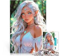 Evie - Stunning Elf Girlteenagers 1000 Piece Jigsaw Puzzle Challenging Game Gifts Fun at Home Activities, Birthday Present,Travel Gifts, 38x26cm