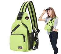 EviKoo Sling Backpack | Multi-pocket Chest Bags - Shoulder Daypack Bags - Chest Crossbody Backpack for Hiking - Crossbody Sling Men Shoulder Bag Women Sling Chest Bag Travel Hiking Backpack