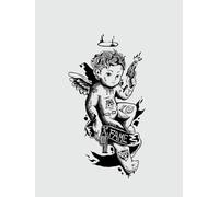 Evil Angel Juice Plant Ink Waterproof Semi-Permanent And Lasting 2 Weeks Temporary Tattoo Sticker For Men And Women Flower Arm Arm Back Chest