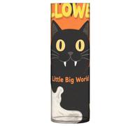 Evil Black Cat on Halloween Plastic Vase for Flowers Big Flower Vase Modern for Office Kitchen Wedding Decor