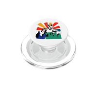 Evil Bunny Monster Horror Design | Angry Rabbit Comic PopSockets PopGrip for MagSafe