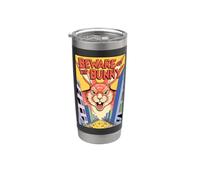 Evil Bunny Monster Horror Design | Angry Rabbit Comic Stainless Steel Insulated Tumbler