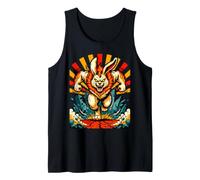 Evil Bunny Monster Horror Design | Angry Rabbit Comic Tank Top