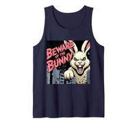Evil Bunny Monster Horror Design | Angry Rabbit Comic Tank Top