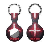Evil by Birth Silicone Case for Airtag Holder Keyring with Item Tag Finders Accessories