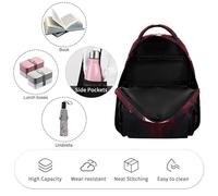 Evil by Birth Travel Backpack 16 Inch Large Capacity Laptop Daypack Shoulder Bag for Men Women