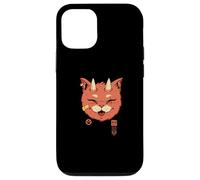evil Cat Face Oni Kawaii Demon Kitty Horned Anime Case for iPhone 12/12 Pro