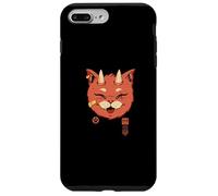 evil Cat Face Oni Kawaii Demon Kitty Horned Anime Case for iPhone 7 Plus/8 Plus