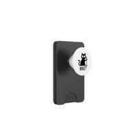 Evil Cat with What? Sarcastic Humor for Office Desk PopSockets PopWallet for MagSafe