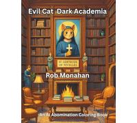 Evil Cats Dark Academia (An AI Abomination Coloring Book)
