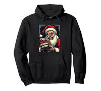 Evil Claus Is Coming to Town - Creepy Holiday Santa Pullover Hoodie
