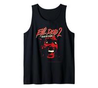 Evil Dead 2 Dead By Dawn Ash Bloody Face Horror Comedy Tank Top