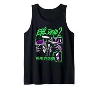 Evil Dead 2 Dead by Dawn Neon Collage Horror Movie Tank Top