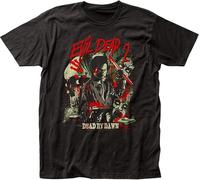 Evil Dead 2 Dead by Dawn T-Shirt Mens Pop Culture Movie Retro Tee TSBPP-1091 Size 3XL