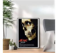 Evil Dead 2, Horror Movie Print, Scary Thriller Film Poster, A4 and A3 Size Frame Options Available,Great Home, Pub, Café, Bar Wall Art Print, House gift for horror lovers (A3 Print Only)