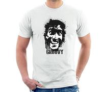 Evil Dead Ash Groovy Face Men's T-Shirt White