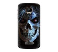 Evil Death Skull Pentagram Case Cover For Motorola Moto Z Force, Z Play