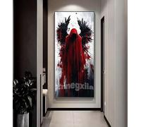 Evil Diamond Art Kits for Adults/Beginner, 140 x 70 cm Large Dimond Picture Art for Wall Decor, Angel Diamond Painting Kit for Kids, DIY 5D Diamond Painting Embroidery Cross Stitch for Room Decor